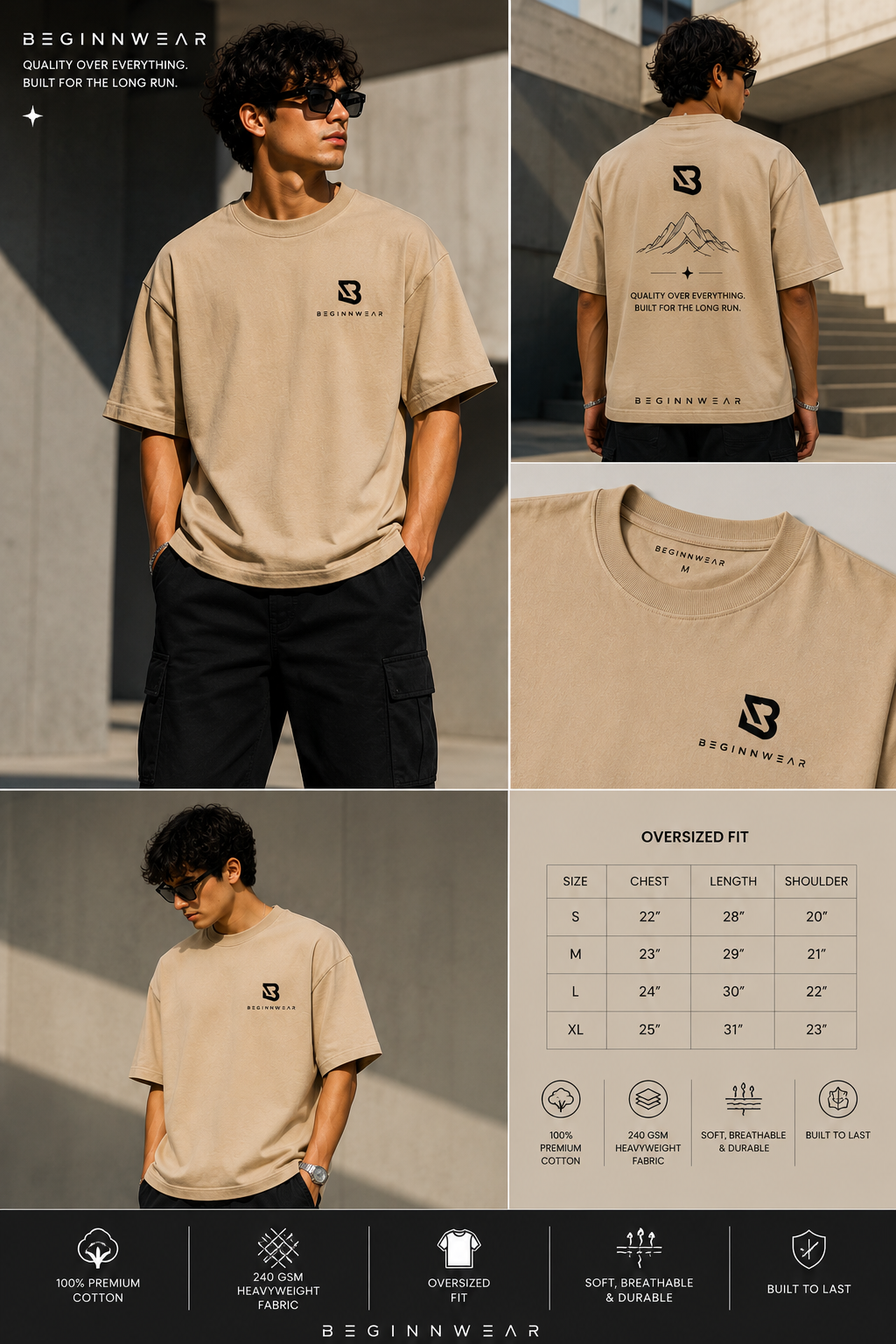 Oversized TEE's